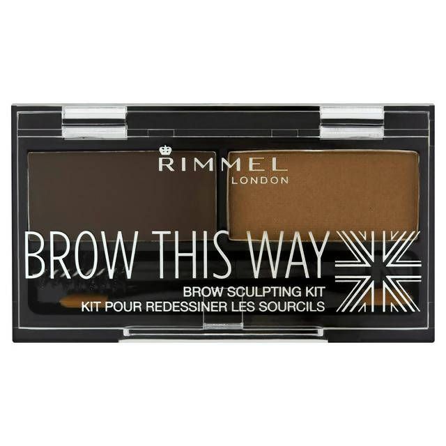 Rimmel London Brow This Way Brow Sculpting Kit 003 Dark Brown