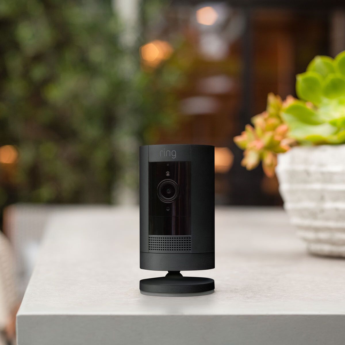 Ring Battery Stick Up Cam 3 Pack in Black