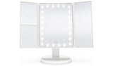 Rio 24 LED Folding Mirror - White