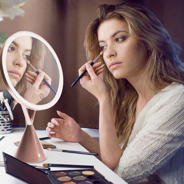 Rio HD Illuminated Makeup Mirror with 1X &amp;amp; 5X Magnification