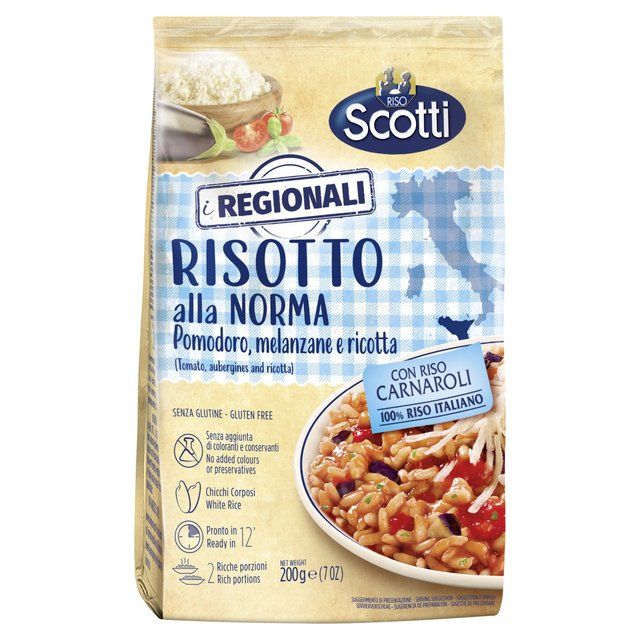 Riso Scotti Risotto with Tomato Aubergines &amp;amp; Ricotta   200g