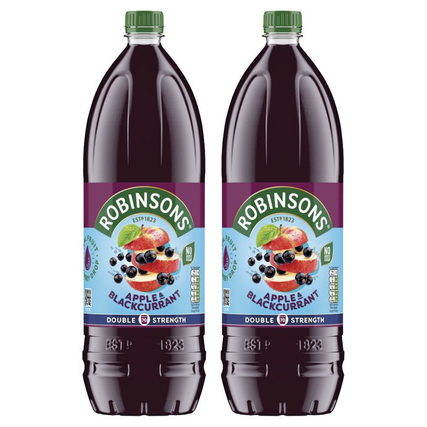 Robinsons Apple &amp;amp; Blackcurrant Squash Stock Up Bundle