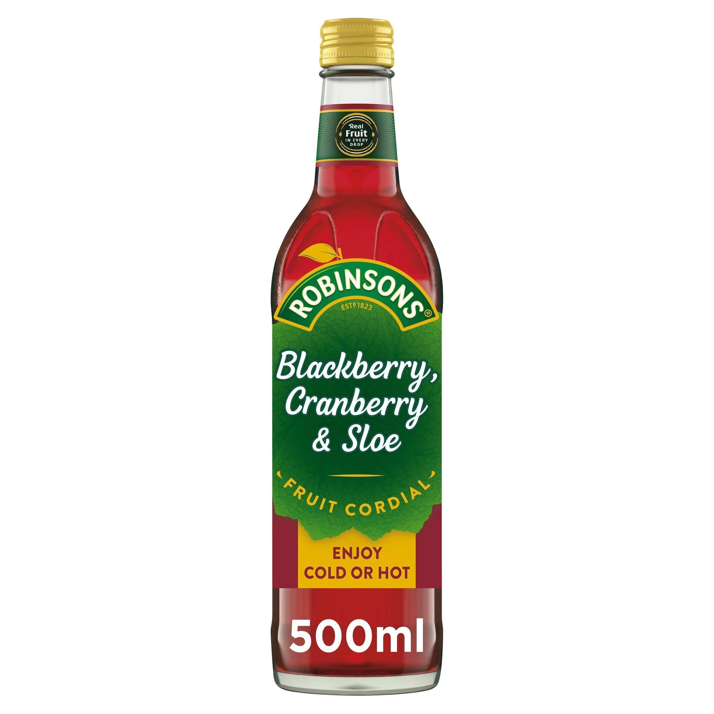 Robinsons Blackberry Cranberry &amp;amp; Sloe Fruit Cordial 500ml