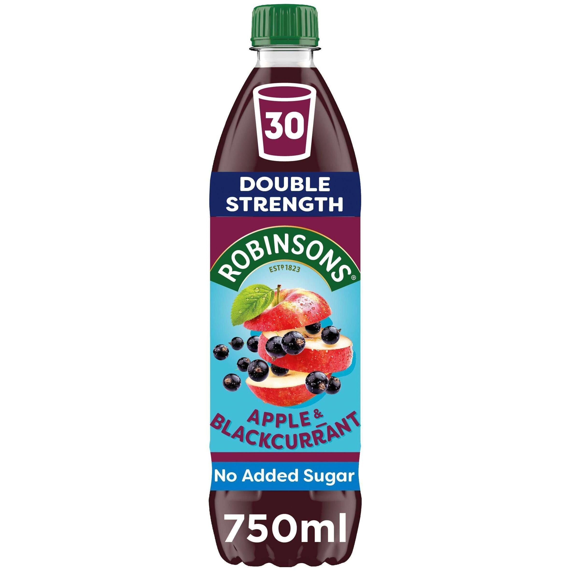 Robinsons Double Strength Apple &amp;amp; Blackcurrant Fruit Squash 750ml