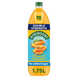 Robinsons Double Strength No Added Sugar Squash Orange &amp;amp; Pineapple 1.75L