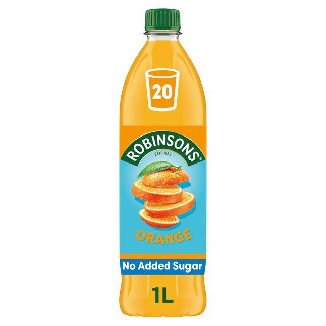Robinsons Single Strength Orange No Added Sugar   1L