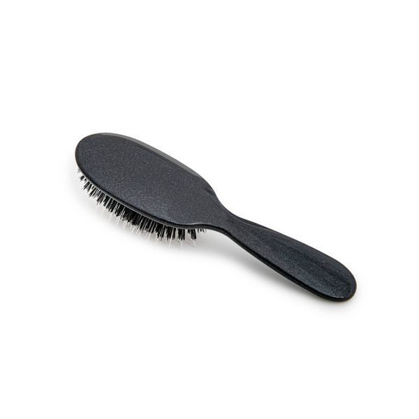 Rock &amp;amp; Ruddle Black Stardust Small Baby Bristle Hairbrush