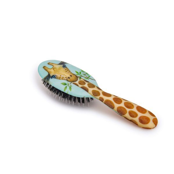 Rock &amp;amp; Ruddle Giraffe Small Synthetic Bristle Hairbrush