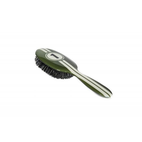 Rock &amp;amp; Ruddle Racing Stripes Small Mix Bristle Hairbrush