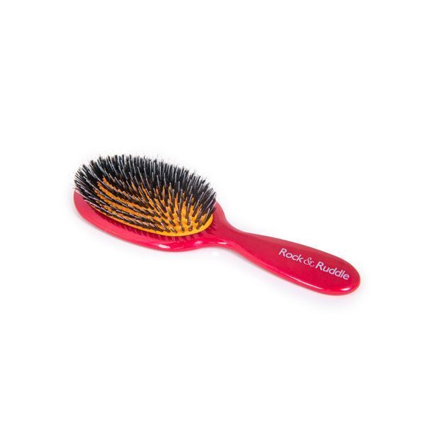 Rock &amp;amp; Ruddle Red Shimmer Small Baby Bristle Hairbrush
