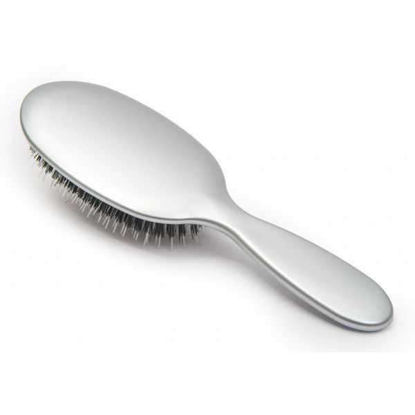 Rock &amp;amp; Ruddle Silver Small Baby Bristle Hairbrush