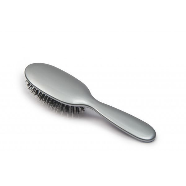 Rock &amp;amp; Ruddle Silver Small Baby Bristle Hairbrush