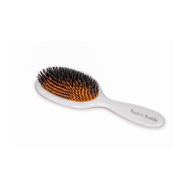 Rock &amp;amp; Ruddle White Shine Small Baby Bristle Hairbrush