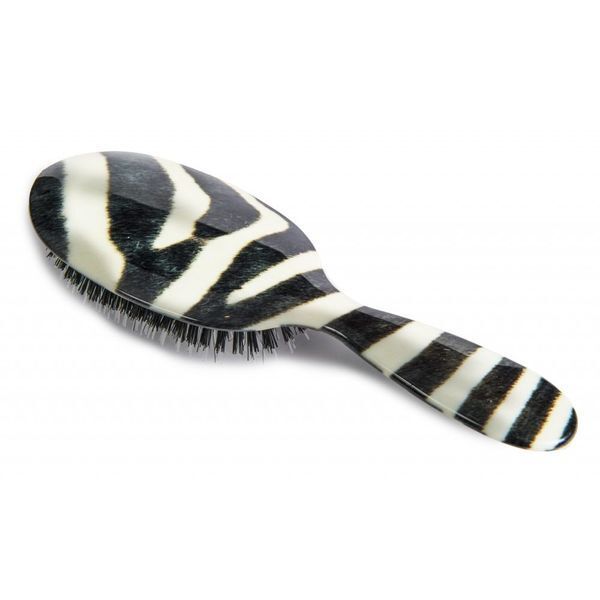 Rock &amp;amp; Ruddle Zebra Print Large Mix Bristle Hairbrush