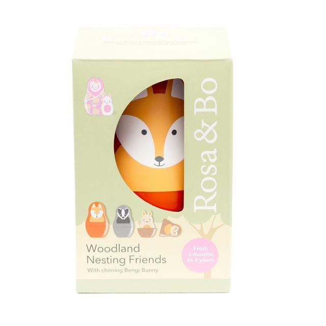 Rosa &amp;amp; Bo Stacking Toys - Woodland Nesting Babies for Babies &amp;amp; Toddlers