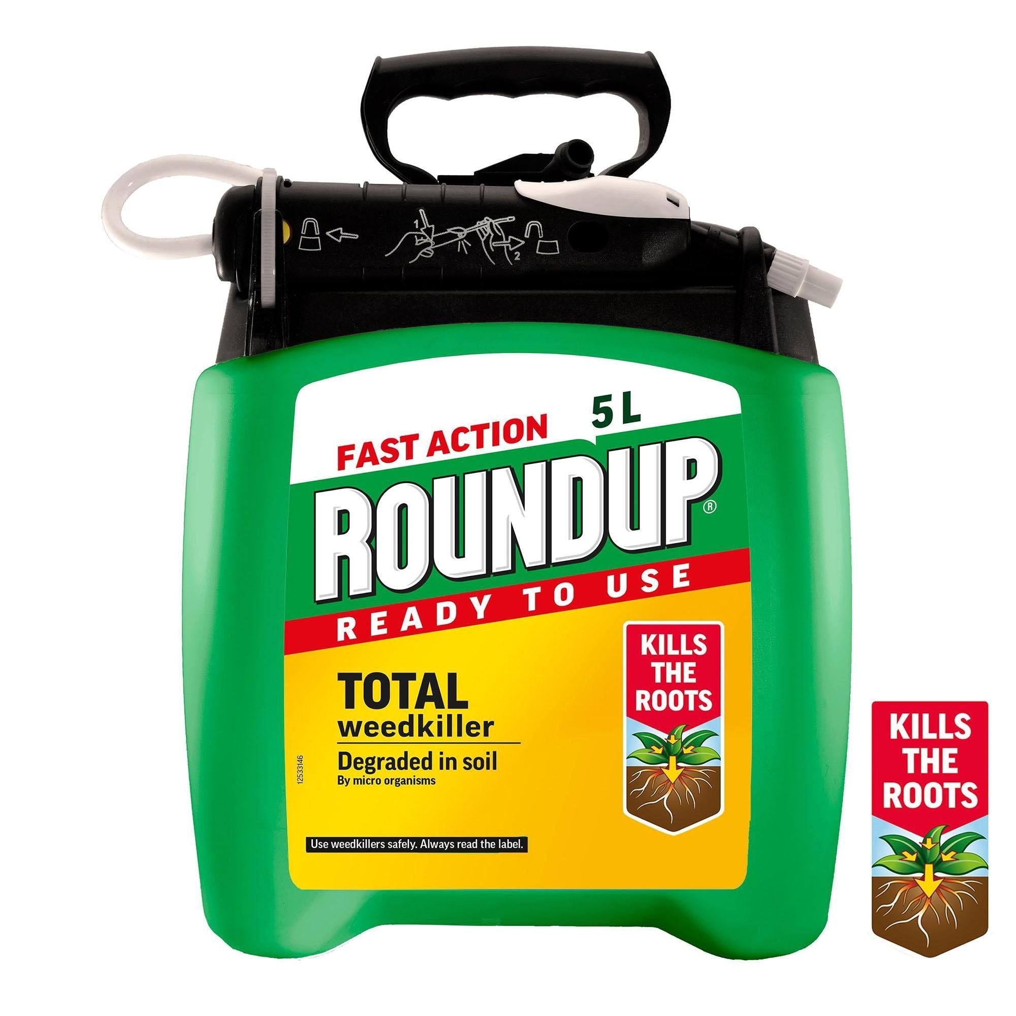 Roundup Pump &amp;amp; Go Weedkiller 5L