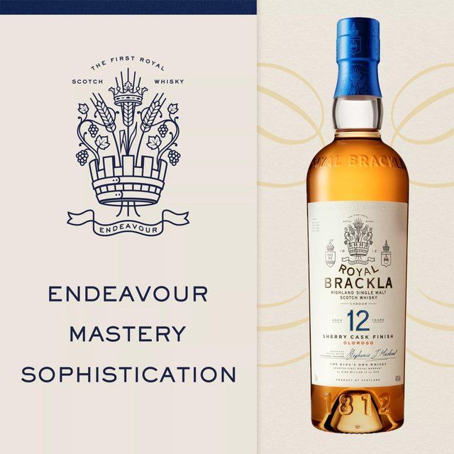 Royal Brackla 12 Year Old Highland Single Malt Scotch Whisky   70cl