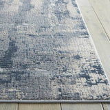 Rustic Textures Faded Blue Rug in 3 Sizes