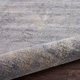 Rustic Textures Faded Blue Runner, 66 x 236 cm