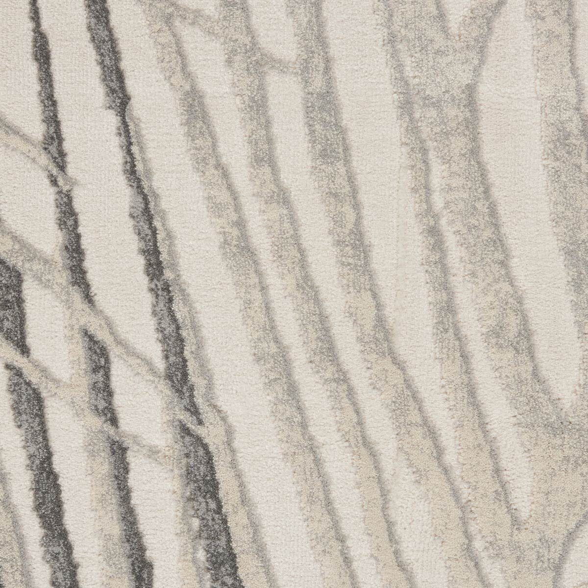 Rustic Textures Ivory &amp;amp; Grey Runner, 66 x 236 cm