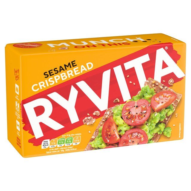 Ryvita Crispbread Sesame Crackers   250g
