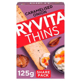 Ryvita Thins Caramelised Onion Flatbread Crackers   120g
