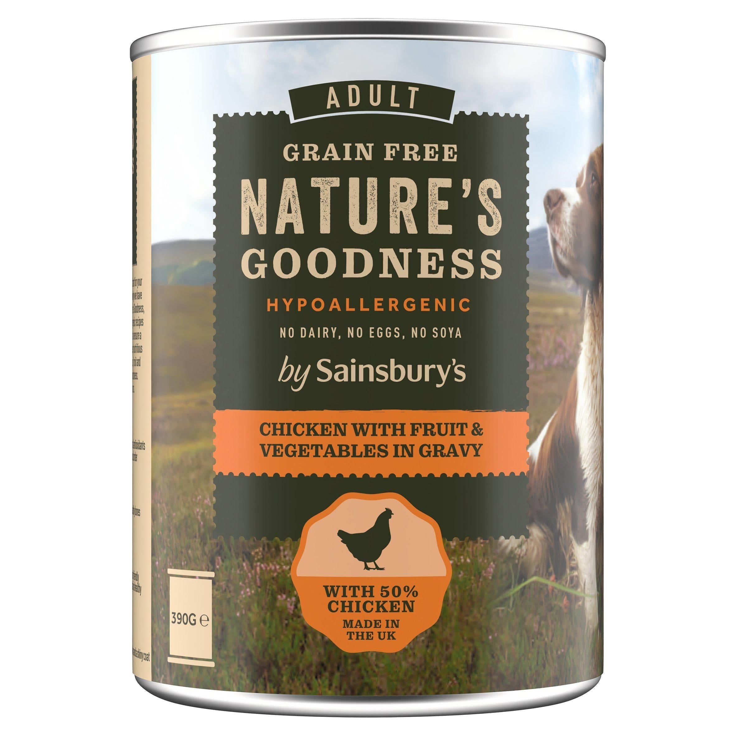 Sainsbury's Adult Nature's Goodness Chicken with Fruit &amp;amp; Vegetables in Gravy 390g