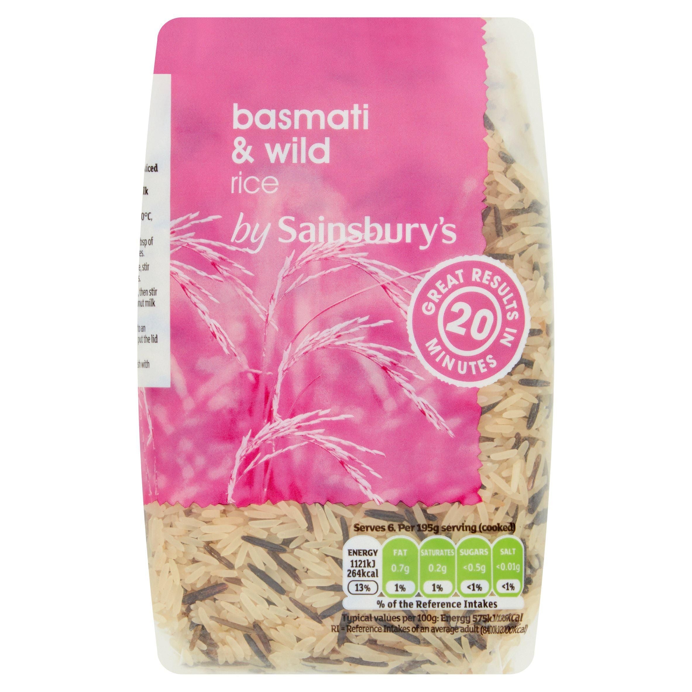 Sainsbury's Basmati &amp;amp; Wild Rice 500g