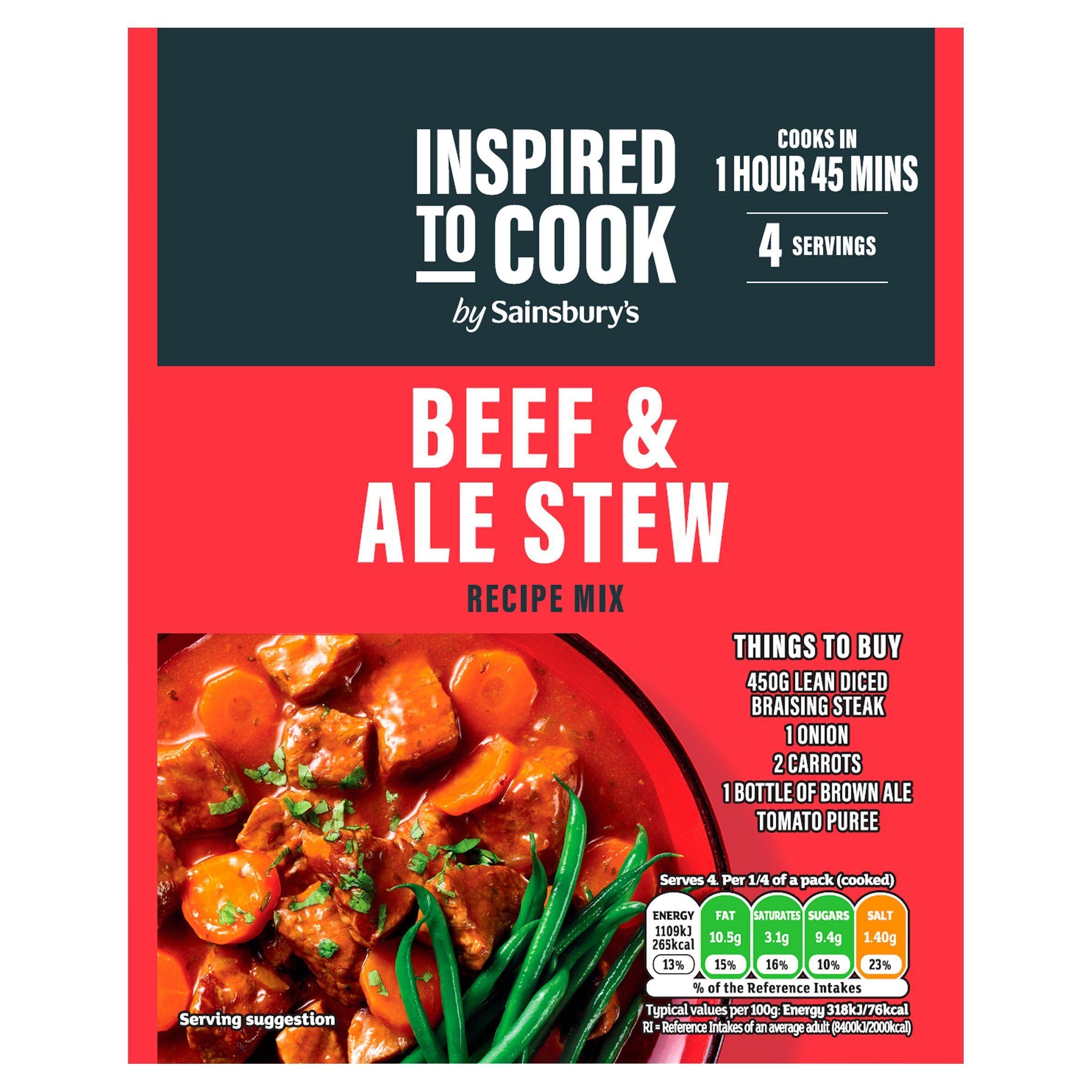 Sainsbury's Beef &amp;amp; Ale Stew, Inspired to Cook 43g