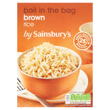 Sainsbury's Boil In The Bag Brown Rice 4x125g