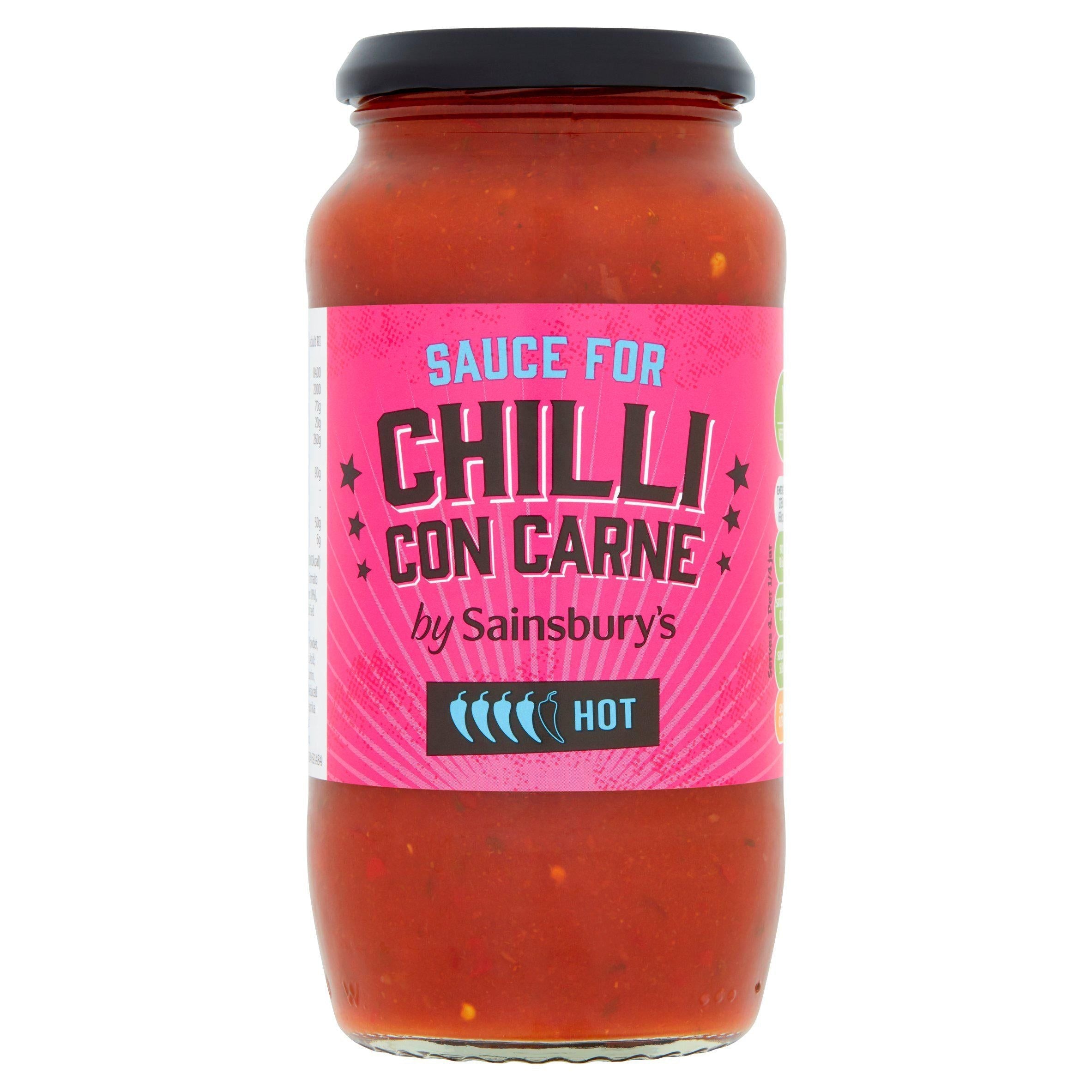 Sainsbury's Chilli Con Carne Cooking Sauce, Hot 500g