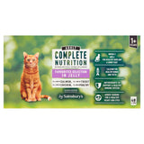 Sainsbury's Complete Nutrition 1+ Adult Cat Food Meat &amp;amp; Fish Selection in Jelly 48x100g