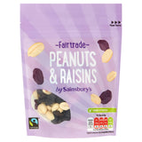 Sainsbury's Fairtrade Peanuts &amp;amp; Raisins 100g