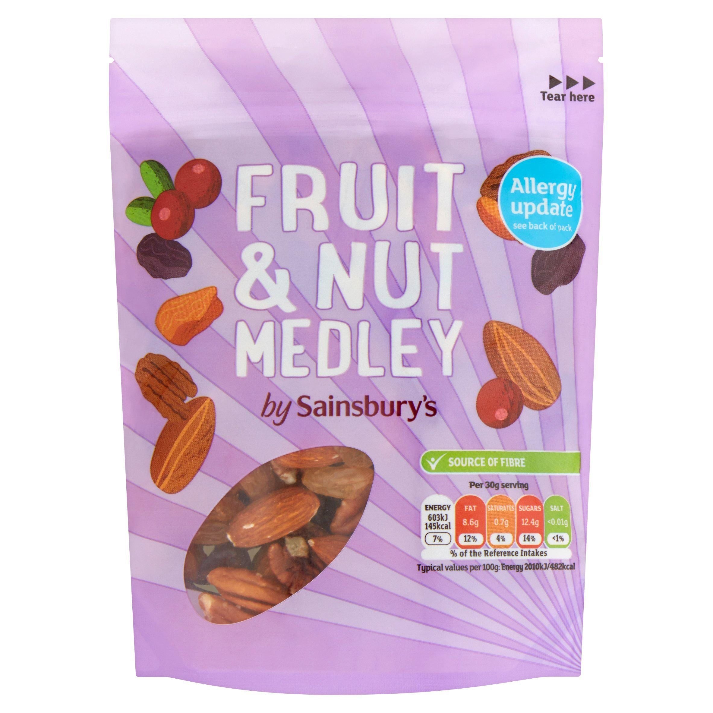 Sainsbury's Fruit &amp;amp; Nut Medley 200g