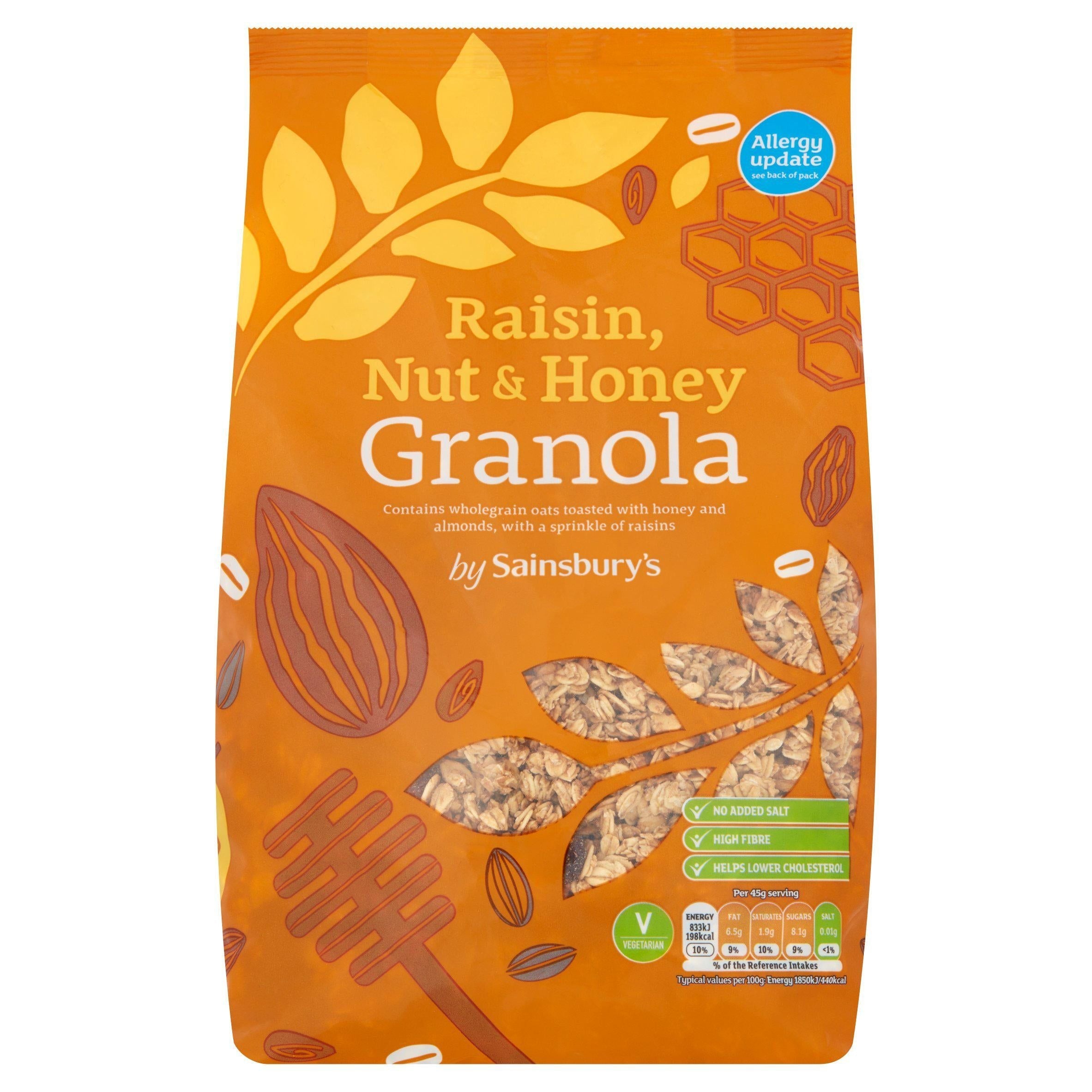 Sainsbury's Granola, Raisin, Nut &amp;amp; Honey 1kg