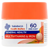 Sainsbury's Health Multivitamins &amp;amp; Iron Tablets 1 a Day x60
