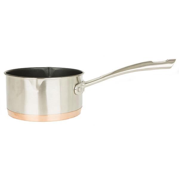 Sainsbury's Home Brushed Copper Bottom Milkpan 14cm