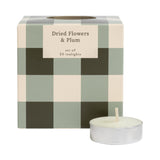 Sainsbury's Home Dried Flowers &amp;amp; Plum Tealights