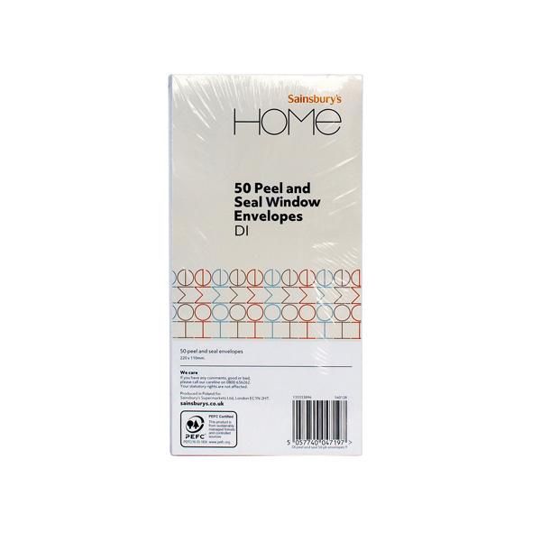 Sainsbury's Home Window Peel &amp;amp; Seal White 50pk