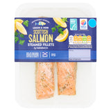 Sainsbury&amp;rsquo;s Lemon &amp;amp; Herb Steamed ASC Scottish Salmon Portions x2 180g (Ready to eat)