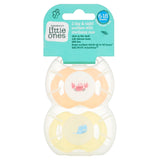 Sainsbury's Little Ones Day &amp;amp; Night Soothers with Sterilising Case 6-18 Months x2