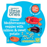 Sainsbury's Little Ones Organic Mediterranean Veggies with Salmon &amp;amp; Sweet Potato 12+ Months 200g