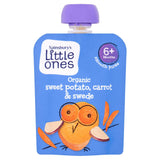 Sainsbury's Little Ones Organic Sweet Potato, Carrot &amp;amp; Swede Smooth Puree 4+ Months 70g