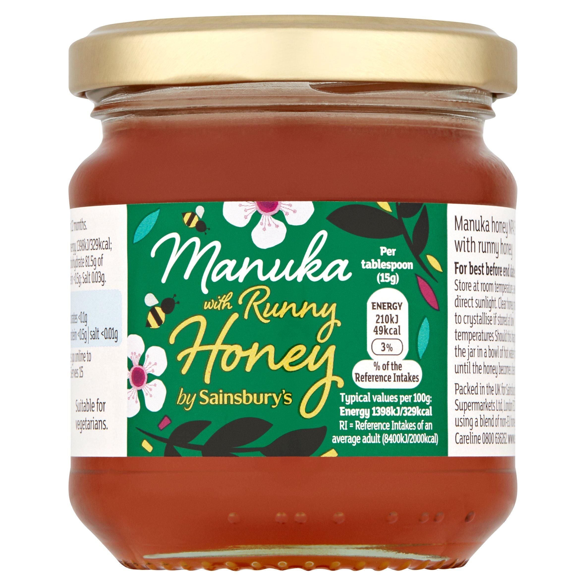 Sainsbury's Manuka Runny Honey 227g