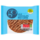 Sainsbury's On the Go Milk Chocolate Rice Cakes 37.5g
