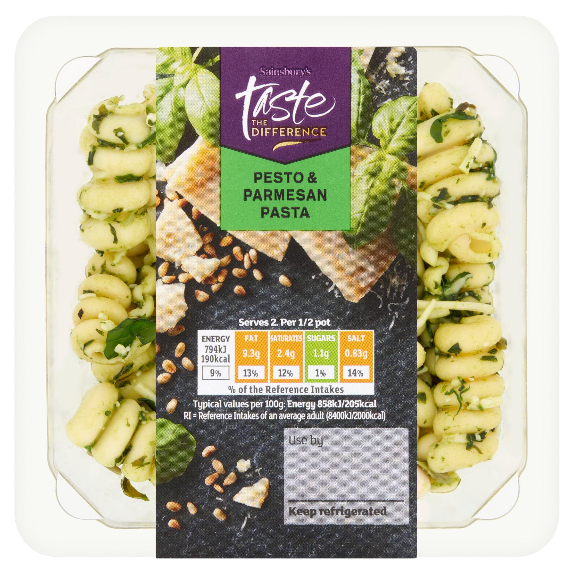 Sainsbury's Pesto &amp;amp; Parmesan Pasta, Taste The Difference 185g