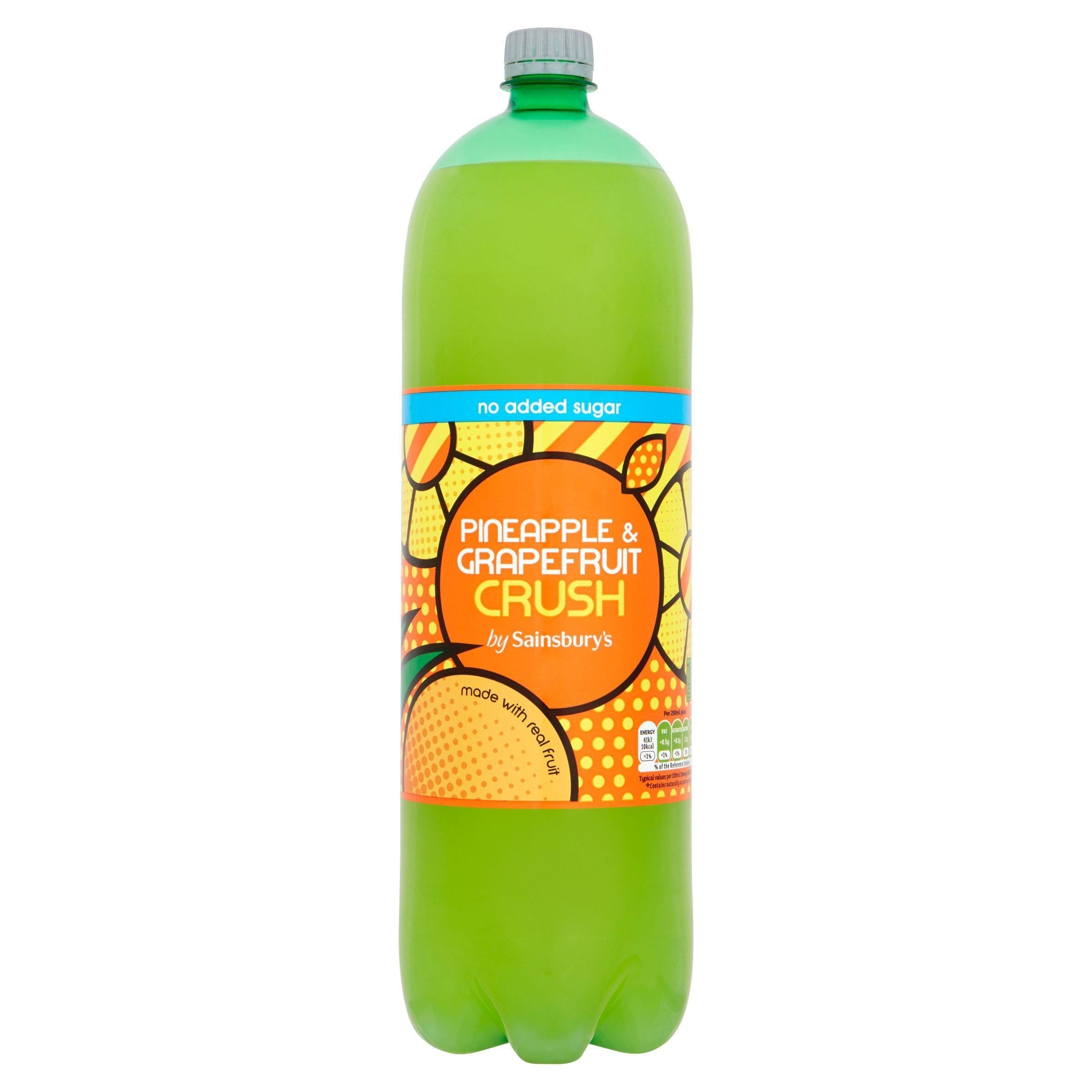 Sainsbury's Pineapple &amp;amp; Grapefruit Juice Drink, Zero Added Sugar 2L