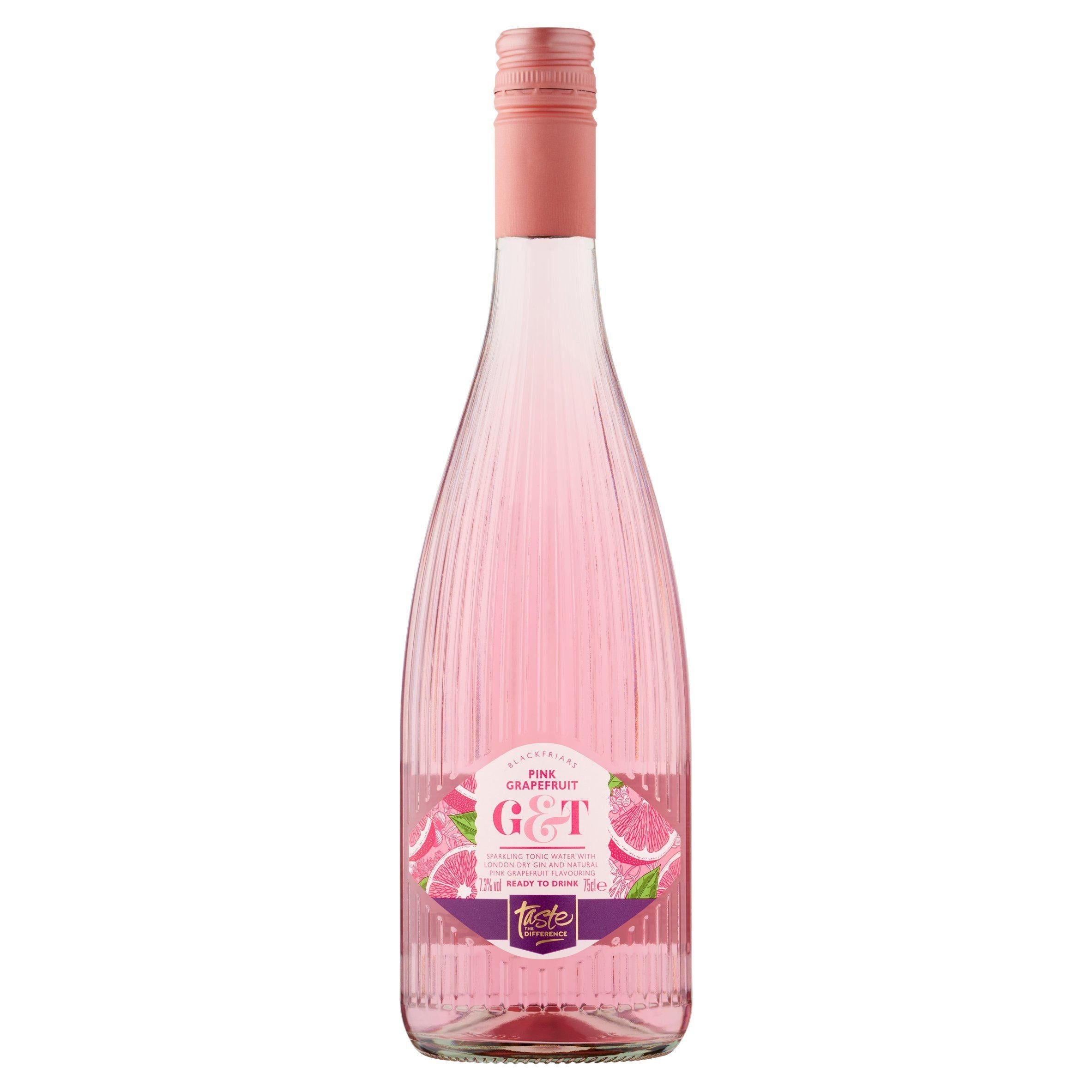 Sainsbury's Pink Grapefruit Gin &amp;amp; Tonic, Taste the Difference 750ml