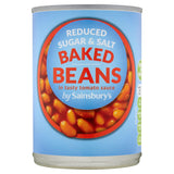 Sainsbury's Reduced Sugar &amp;amp; Salt Baked Beans In Tomato Sauce 400g