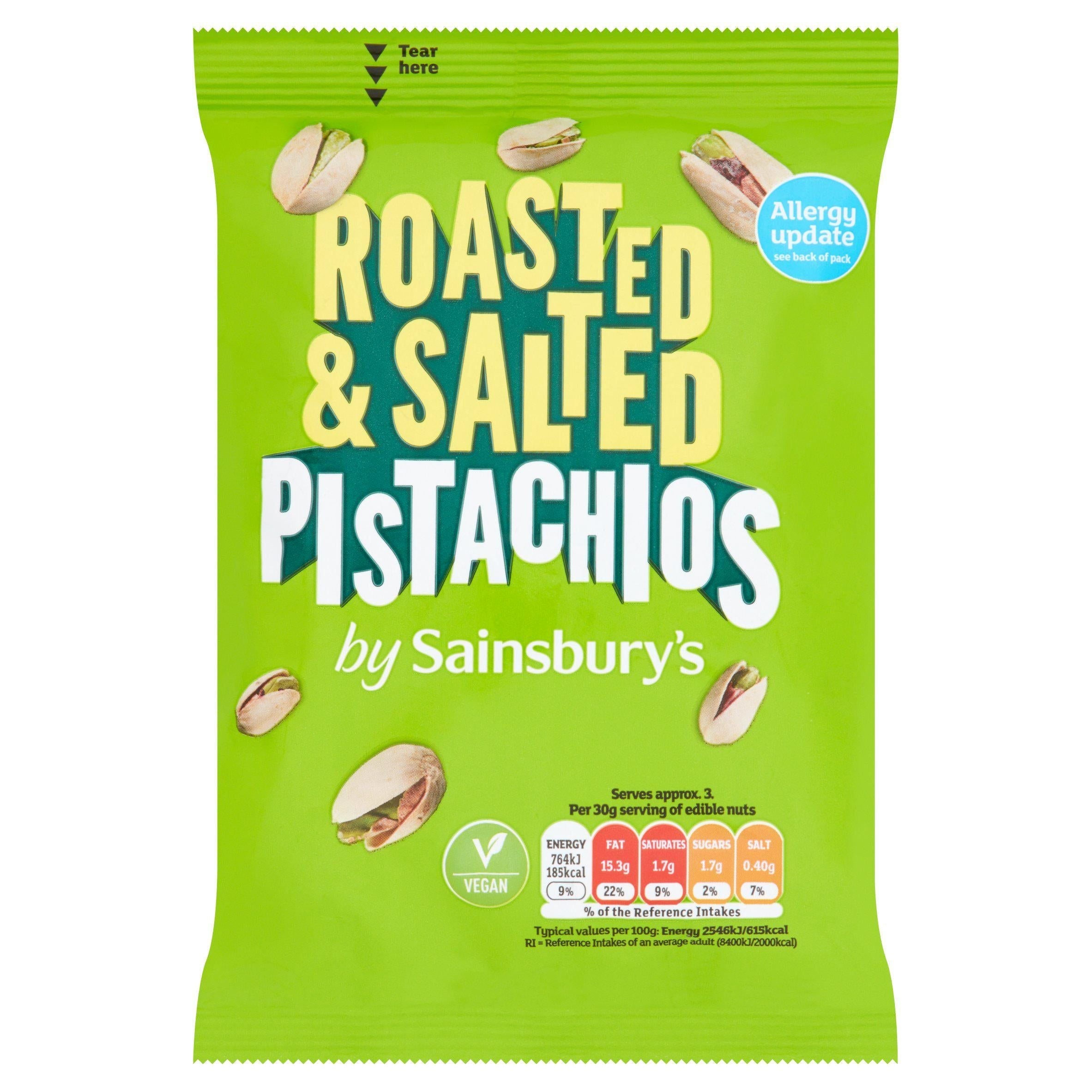Sainsbury's Roasted &amp;amp; Salted Pistachio 150g